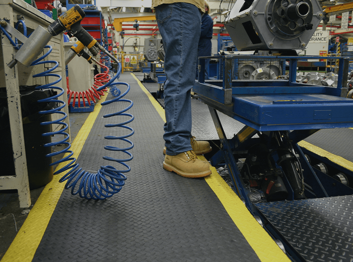 Revêtements de sols industriels - Tapis anti-fatigue
