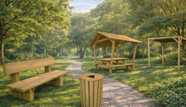 Mobilier urbain en bois autoclave : solution durable, esthétique et résistante !